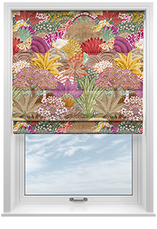 Kolkata Velvet, Summer Haze - Motorised Roman Blind